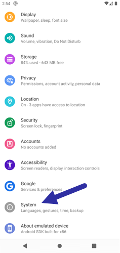 open system page in android settings 261220